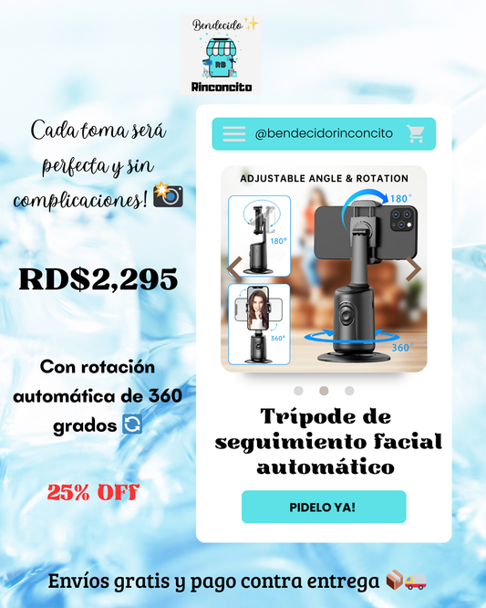 Trípode de seguimiento facial automático
